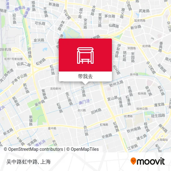 吴中路虹中路地图