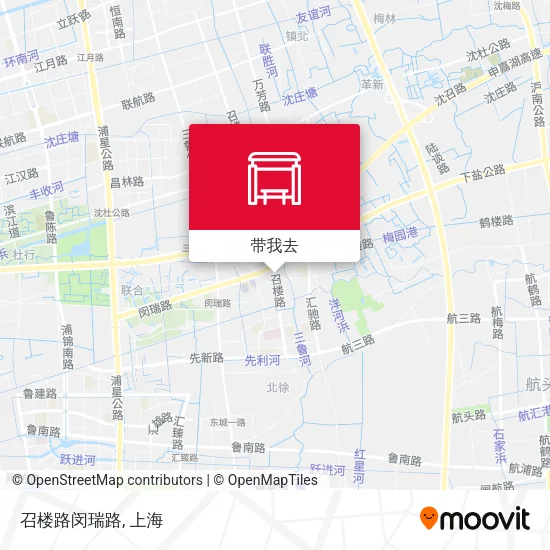 召楼路闵瑞路地图