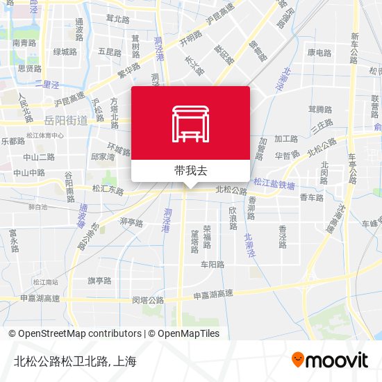 北松公路松卫北路地图