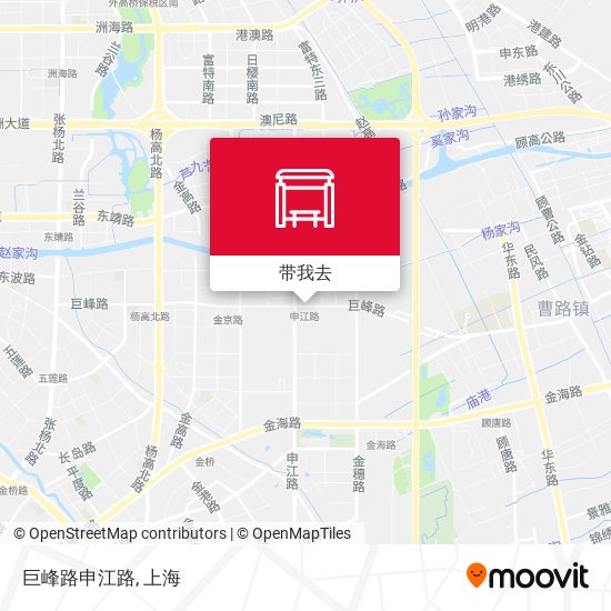 巨峰路申江路地图