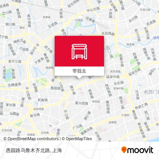 愚园路乌鲁木齐北路地图