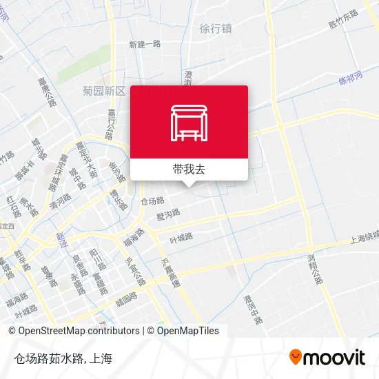 仓场路茹水路地图
