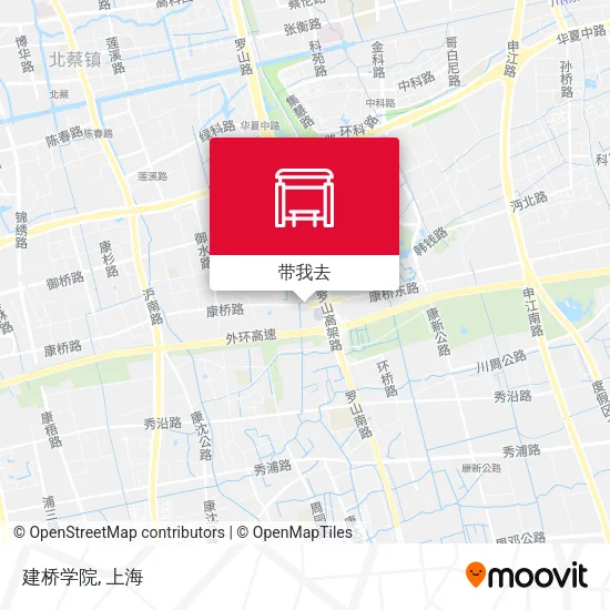 建桥学院地图