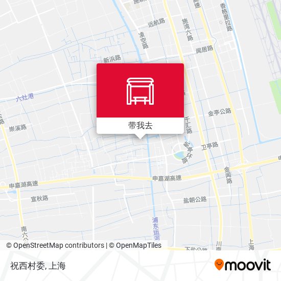 祝西村委地图