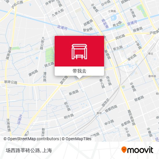 场西路莘砖公路地图