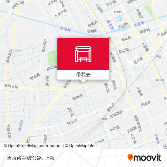 场西路莘砖公路地图