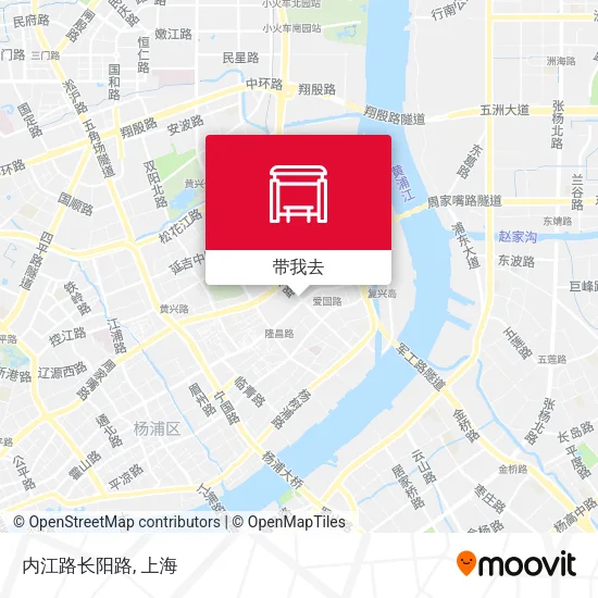 内江路长阳路地图