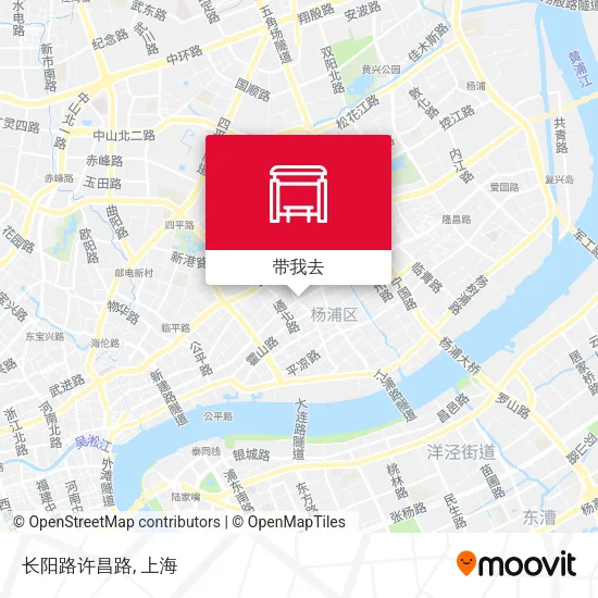 长阳路许昌路地图