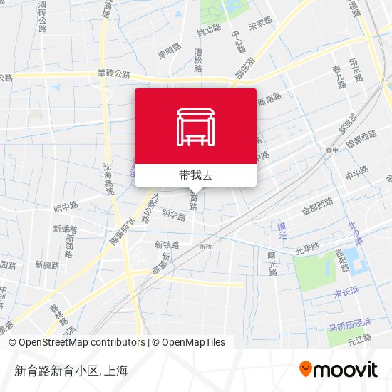 新育路新育小区地图