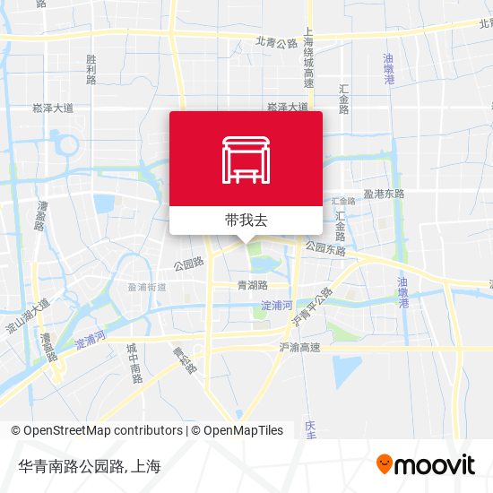 华青南路公园路地图