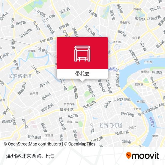 温州路北京西路地图