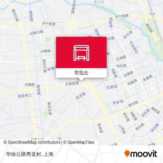 华徐公路秀龙村地图