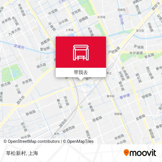 莘松新村地图