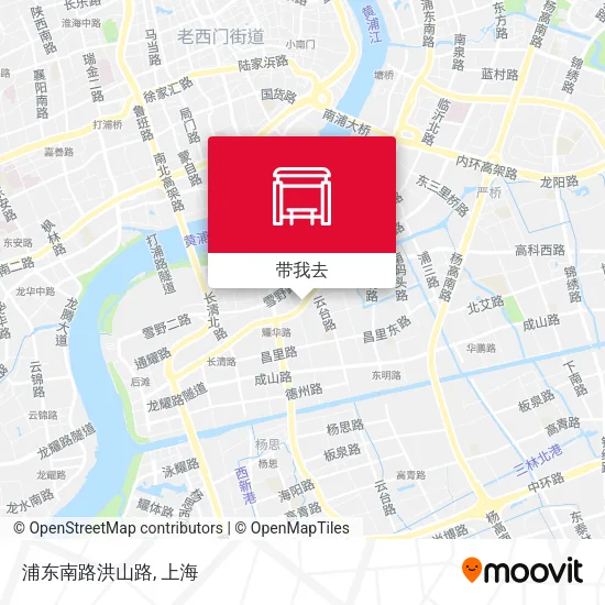 浦东南路洪山路地图