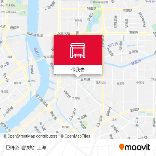 巨峰路地铁站地图