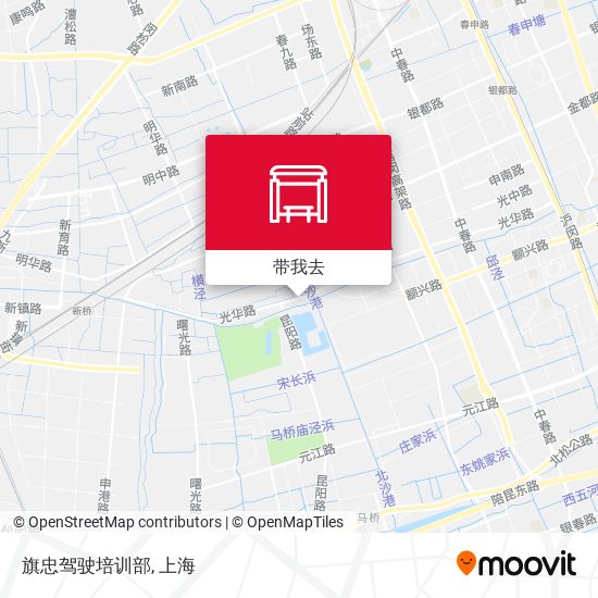 旗忠驾驶培训部地图