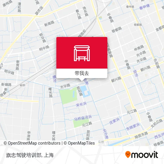 旗忠驾驶培训部地图