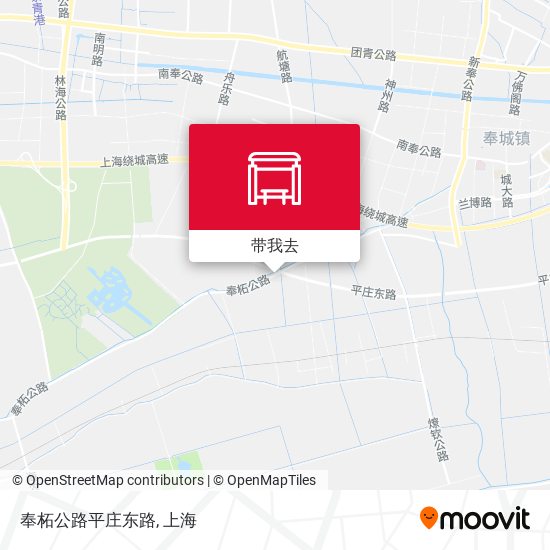 奉柘公路平庄东路地图