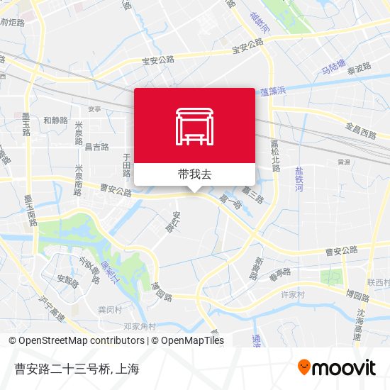 曹安路二十三号桥地图