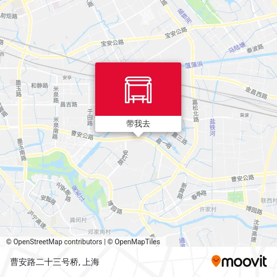 曹安路二十三号桥地图