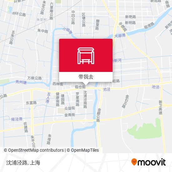 沈浦泾路地图