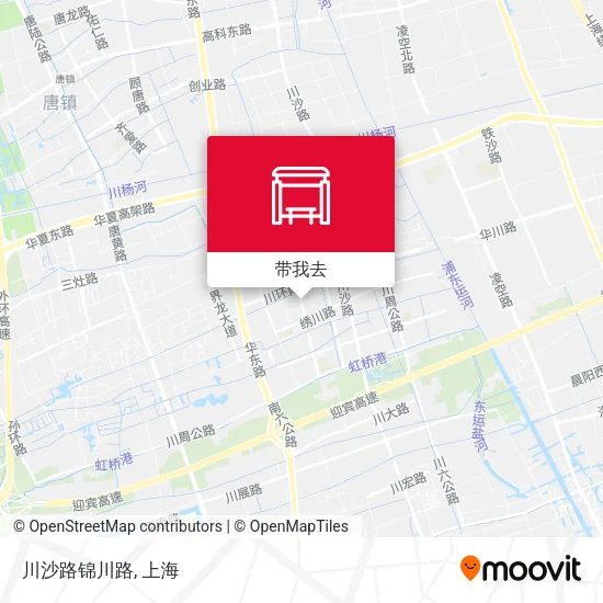 川沙路锦川路地图