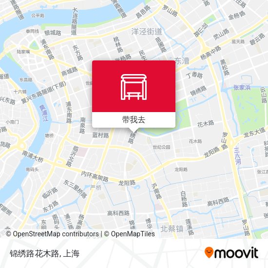 锦绣路花木路地图
