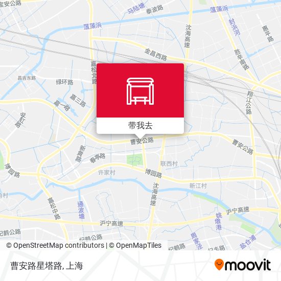 曹安路星塔路地图
