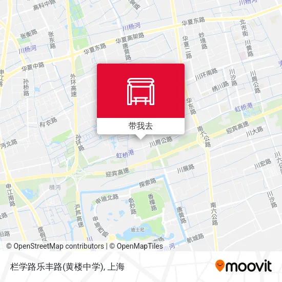 栏学路乐丰路(黄楼中学)地图