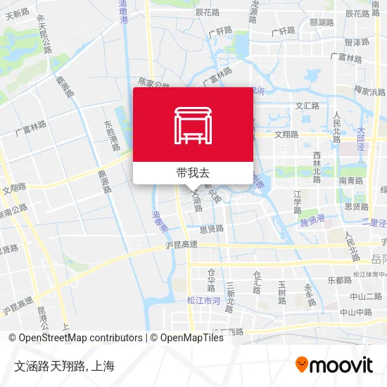 文涵路天翔路地图