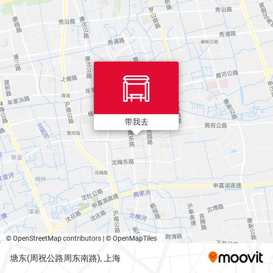 塘东(周祝公路周东南路)地图