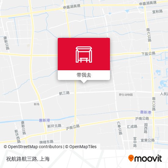 祝航路航三路地图
