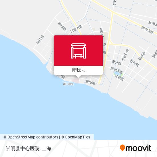 崇明县中心医院地图