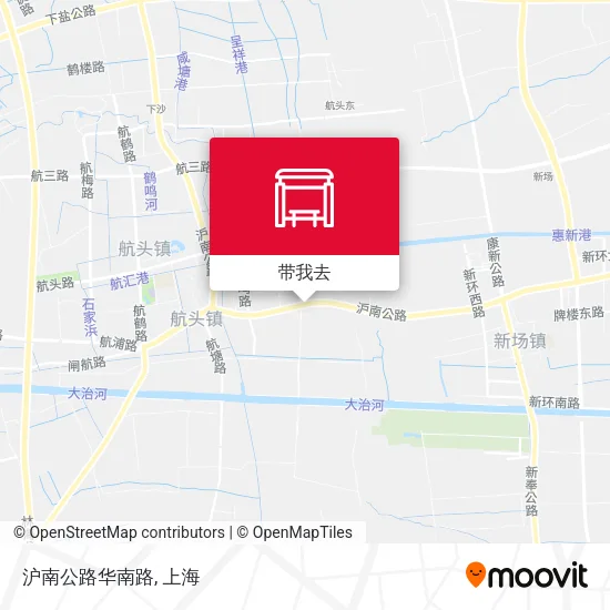沪南公路华南路地图
