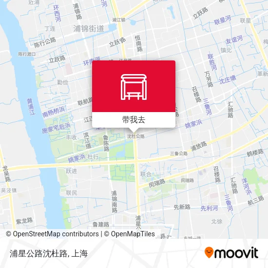 浦星公路沈杜路地图