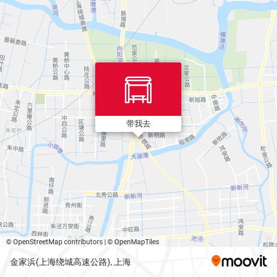 金家浜(上海绕城高速公路)地图