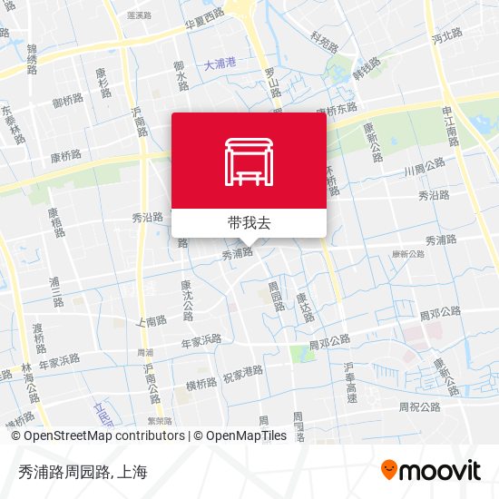 秀浦路周园路地图