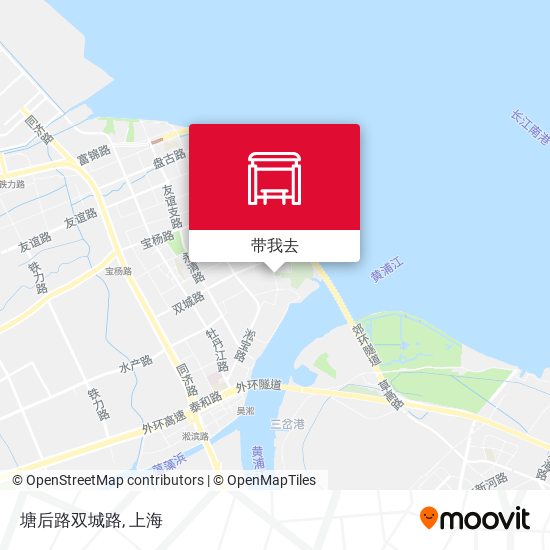 塘后路双城路地图