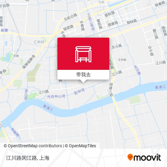 江川路闵江路地图