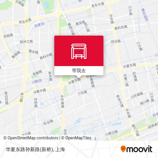 华夏东路孙新路(新桥)地图