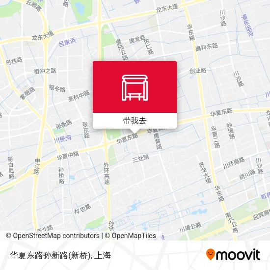 华夏东路孙新路(新桥)地图