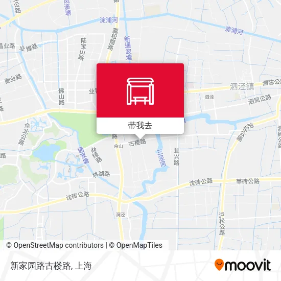 新家园路古楼路地图
