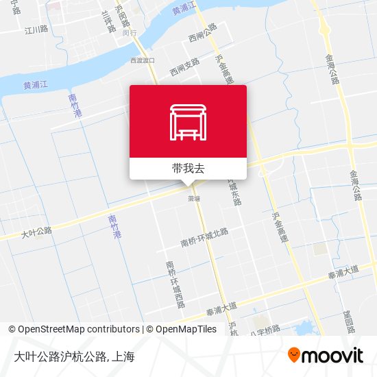 大叶公路沪杭公路地图