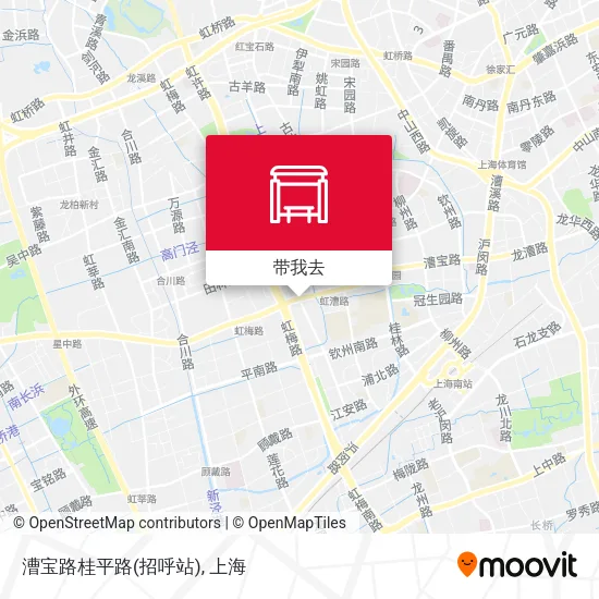 漕宝路桂平路(招呼站)地图