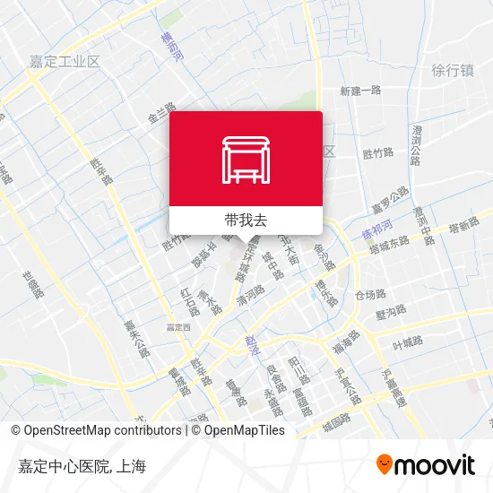 嘉定中心医院地图