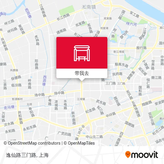 逸仙路三门路地图