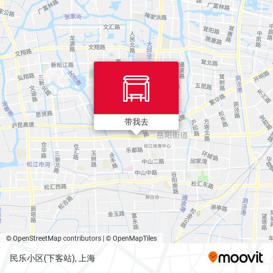 民乐小区(下客站)地图