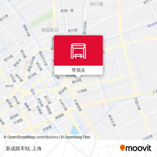 新成路车站地图