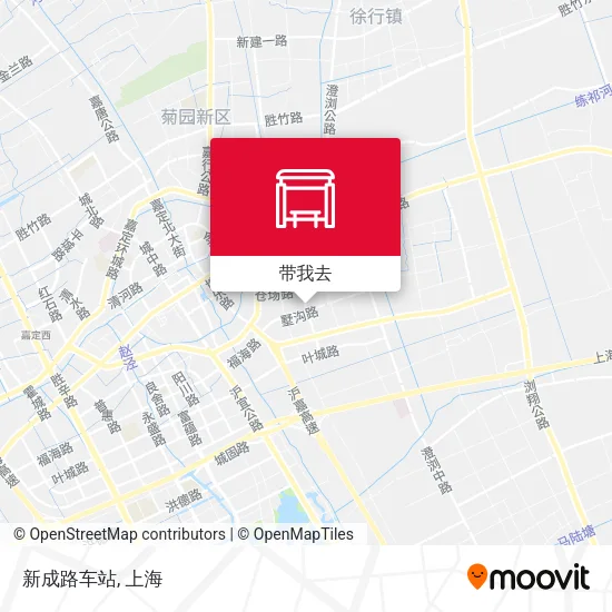 新成路车站地图