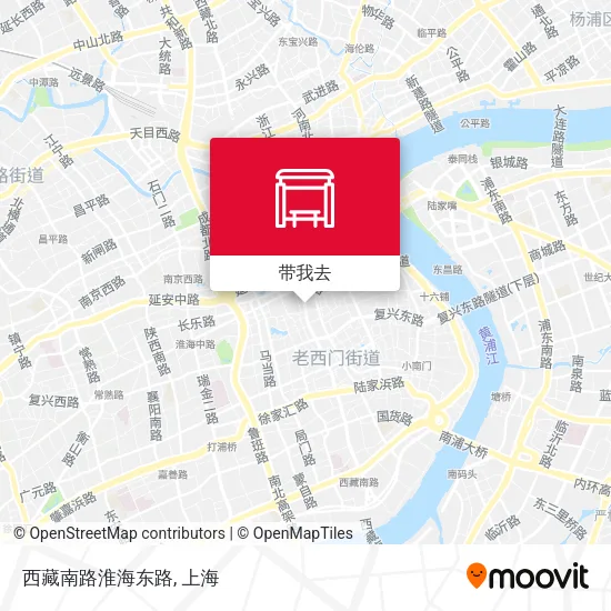 西藏南路淮海东路地图